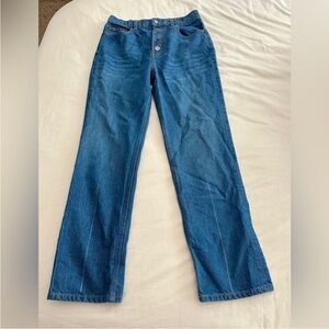 Reformation Classic Blue Straight Leg Jeans